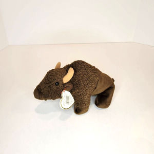 MWMT TY Beanie Babies ROAM the Buffalo WITH TAG ERRORS (1998)